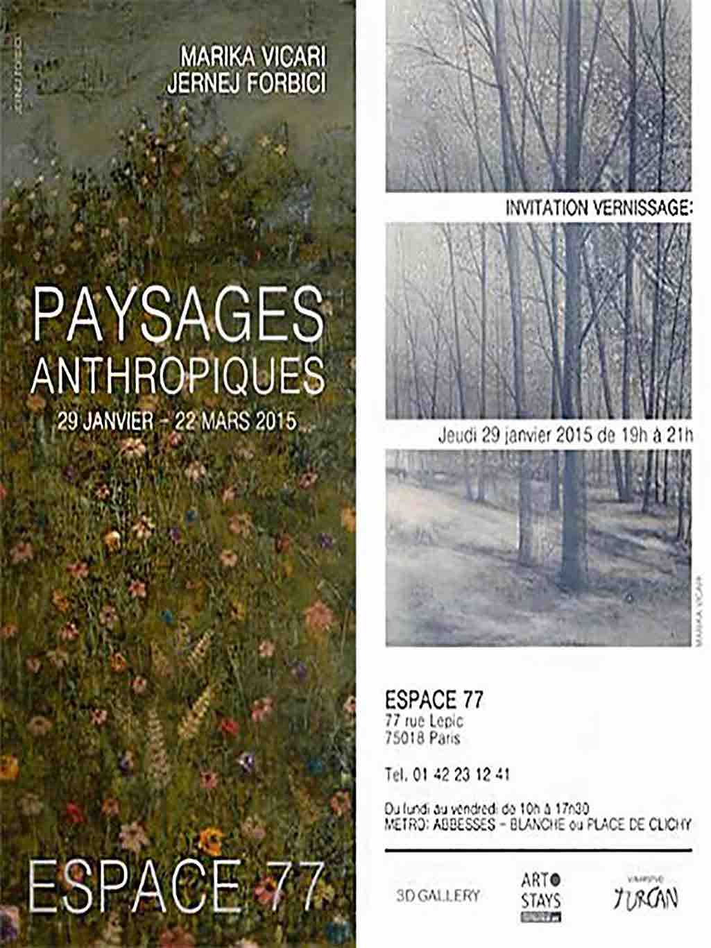 Exposition "Les Paysages Anthropiques"